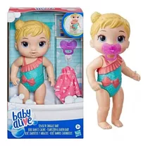 Boneca Baby Alive Bebê Banhos Carinhosos Loira E8716 Hasbro