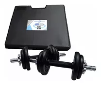 Mancuernas Pesas Kit 20kg Sportfitness Maletín De Ejercicios