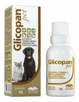 Glicopan Pet Vitamínico Mineral Aminoácido 250ml Vetnil 