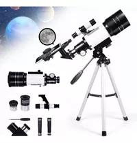 Telescopio Astronómico F30070 Hd Con Soporte Para Celular