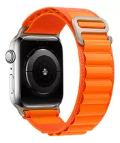 Pulsera Circular Para Reloj Apple Ultra Alpine Mountaineer De Nailon Naranja, 42 Mm, 44 Mm, 45 Mm, 49 Mm