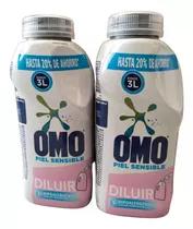 Pack X 2 Omo Deterg Líquido Hipoalergénico Para Diluir 500ml