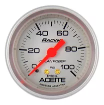 Reloj Aceite Competicion 52mm Mecanico Metalizado.