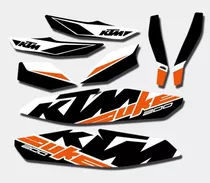 Set Gráficas Laminado Alternativo Ktm Duke 200 Mod. Nuevo