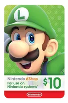 Tarjeta Nintendo Eshop 10 Dolares (usa)