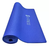 Colchoneta Mat Yoga Pilates Fitness Enrollable 6mm Color Azul