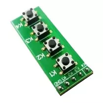 Modulo De 4 Pulsadores Para Teclados, En Arduino O Pic