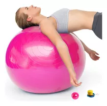 Pelota Fitness De Ejercicio De Yoga Pilates 75cm Con Bomba