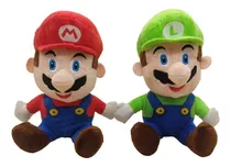 Pelúcia Mario Bros E Luigi Musicais Personagens Video Game