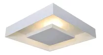 Luminária Plafon Sobrepor Rebatedor Eclipse 45x45 P/ 4 E27 Cor Branco 110v/220v