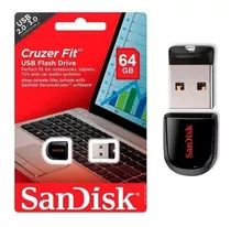 Mini Pen Drive Sandisk Cruzer Fit 64gb 32gb Usb