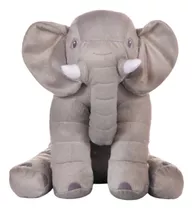 Almofada Elefante Travesseiro Pelúcia 60cm Anti-alérgico