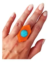 Anillo Regulable Naranja Acero Quirúrgico Vitrofusion