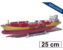 Miniatura Navio Petroleiro Stolt Tankers Esc 1:700 + Suporte