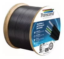 Fibra Optica Drop Transcend Mini Flat 1fo Bobina 1000 Mts