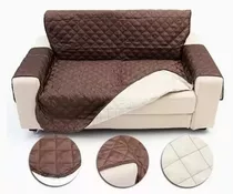 Funda Cobertor Cubre Sofa 2 Cuerpos Sillon Reversible