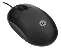 Mouse Usb Óptico 800 Dpi Preto Espanha 0106 Bright 01un