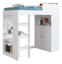 Dormitorio Cucheta Multifuncion Cama Escritorio Baul Sommier