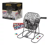 Juego De Mesa Bombo De Bingo De Lujo 