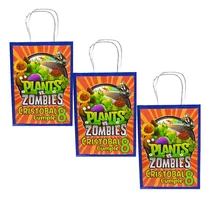 Bolsa Para Sorpresa Cotillon Plants Vs Zoombies X12