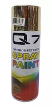 Spray De Pintura Color Dorado Metalizado Marca Q7 