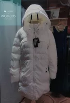 Chaqueta De Plumón Para Mujer Con Capucha 90% Plumón Talla L