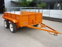 Acoplado 3 Mts Carro Trailer Carga Balancin Playo Barandas