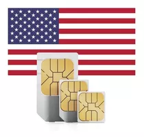 3 X Chip Celular Estados Unidos - 13 Dias Internet Ilimitada