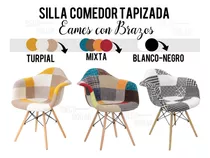 Silla Moderna Comedor Eames Tapizadas Interiores