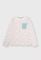 Polera Estampada Con Bolsillo Niño Osito Osito Po2o006ar