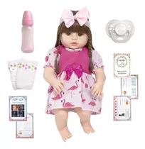 Boneca Bebê Reborn Laura Baby Alive Completa Itens Promoção