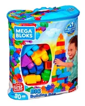 Mega Bloks Sacola Com 80 Peças - Mattel