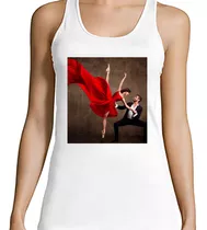 Musculosa Mujer Baile Salsa Pareja Bailando Ballet Dance