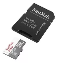 Cartão Memória Sandisk 16gb Micro Sdhc Classe 10 Ultra