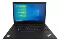 Portátil Lenovo T490s Core I5 De 8 Gen - 512ssd -8gb 14¨