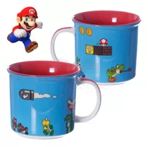 Caneca Ceramica Personagens Desenho Game Mario Bros 350ml 