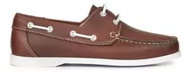 Náutico Hombre Mocasin Cuero Briganti Zapato Goma Hcna01283