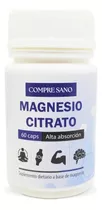 Suplemento Citrato De Magnesio 400mg X 60 Capsulas