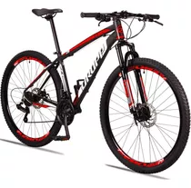 Bicicleta Aro 29 Dropp Z3 Câmbio Shimano 21 Vel Freio Discos Cor Preto/vermelho Tamanho Do Quadro 17