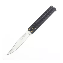 Cu508n Cudeman Navaja Butterfly Mariposa Negra Balisong Inox