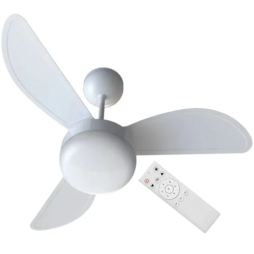 Ventilador de teto Ventisol Fenix Inverter Controle Remoto branco com 3 pás de plástico, 960 mm de diâmetro 127 V/220 V