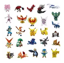 Kit 72 Pokémon Bonecos Miniaturas 2-3cm Não Repetidos