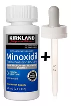 Minoxidil Kirkland  5% Barba Gotero Original Rosca Tapa 1ml