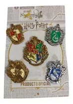 Pack 5 Pins Casas Hogwarts - Harry Potter