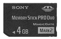 Memoria Sony Memory Stick Pro Duo Mark 2 4 Gb Gig Para Shot