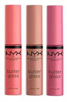 Gloss Labial Nyx Butter Gloss X 3 Un. Escoge Los Colores