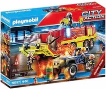 Playmobil 70557 Set Resgate Caminhão Bombeiros Pick Up Misb