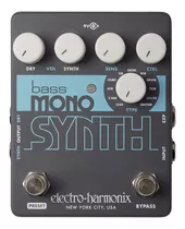 Pedal De Efecto Electro-harmonix Bass Mono Synth  Gris
