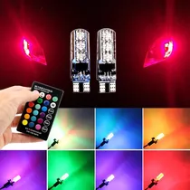 Ampolleta Cola Pescado Led T10 300lum Colores Control Remoto