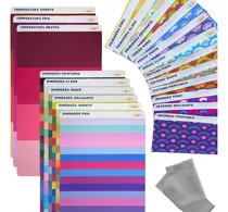 Kit Análise Coloração Pessoal Estampado + Dimensões